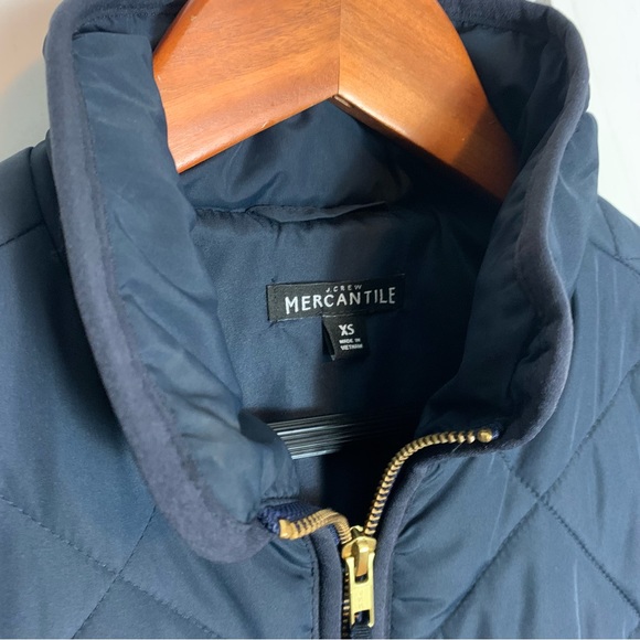 ❤️ J CREW Mercantile Quilted Puffer Vest Primaloft Navy Womens Xsmall EUC - Picture 11 of 12